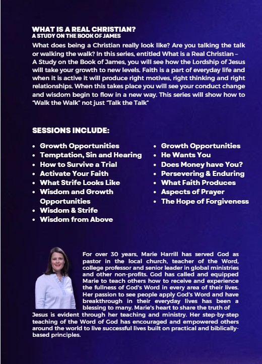what is a real christian - back cover - marie harrill